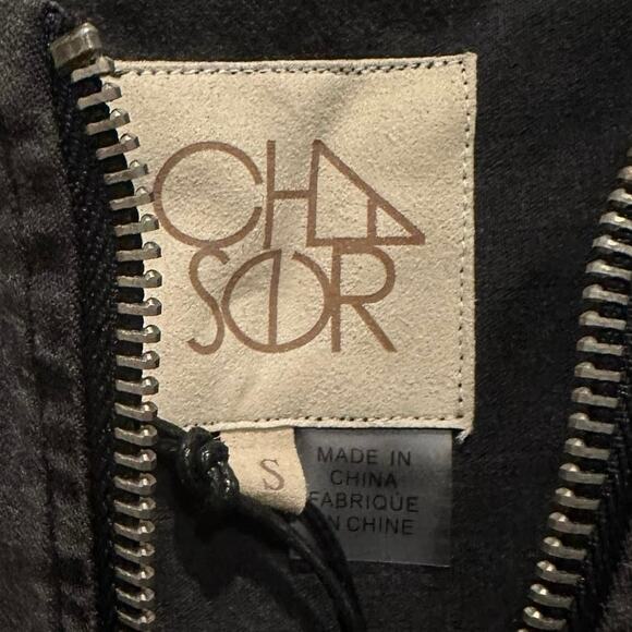 Chaser women’s Twill hooded zip up jacket v.black Size S - Picture 5 of 6